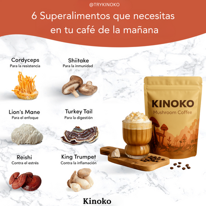 Kinoko Café con Setas